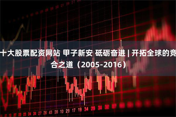 十大股票配资网站 甲子新安 砥砺奋进 | 开拓全球的竞合之道（2005-2016）